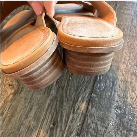 Madewell The Ruthie Criss Cross Mule neutral size 6.5 - Picture 4 of 9